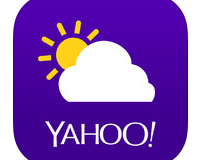 YAHOO Wetter App für das iPad angepasst